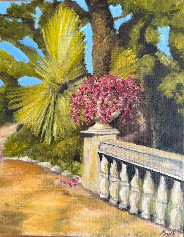 Laguna Gloria Path by artist Mozelle Marks